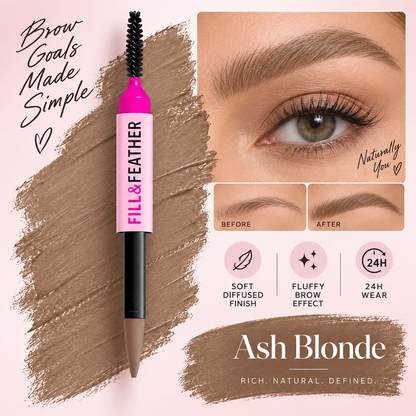 2-in-1 Brow Powder Pen – Fuller, Soft-Defined Brows in Seconds