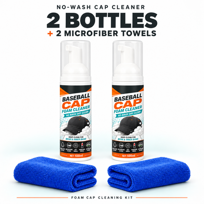 No-Wash Cap Cleaner Removes Sweat Stains & Odors Fast