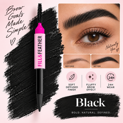 2-in-1 Brow Powder Pen – Fuller, Soft-Defined Brows in Seconds