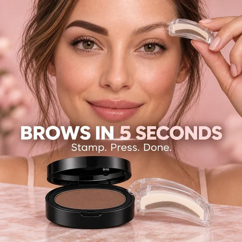 Fuller-Looking Brows in Seconds — Just Stamp & Go