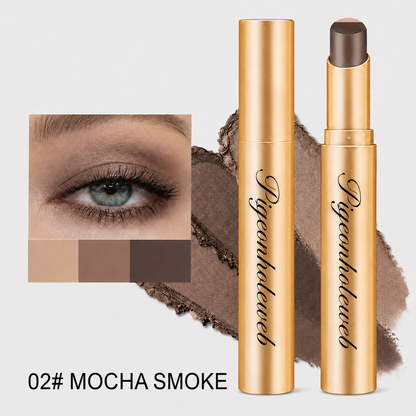 3-Color Eyeshadow Stick - One-Swipe Shimmer Glow For Effortless Eye Makeup