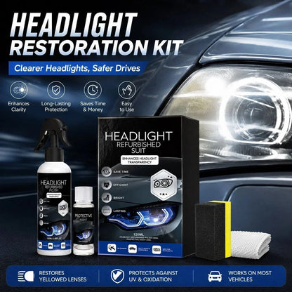 🔥Headlight Restoration Polish – Removes Oxidation, Yellowing & Restores Headlight Clarity