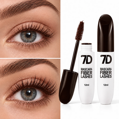 7D Silk Fiber Black Lengthening Mascara -Adult Beauty Makeup