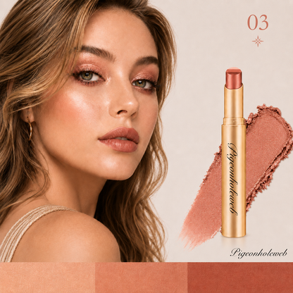 3-Color Eyeshadow Stick - One-Swipe Shimmer Glow For Effortless Eye Makeup