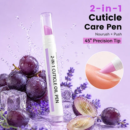 2-in-1 Cuticle Repair Pen – Smooth Dry Cuticles & Create Softer-Looking Nails at Home