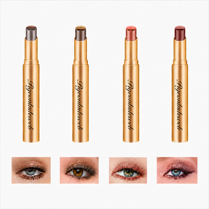 3-Color Eyeshadow Stick - One-Swipe Shimmer Glow For Effortless Eye Makeup