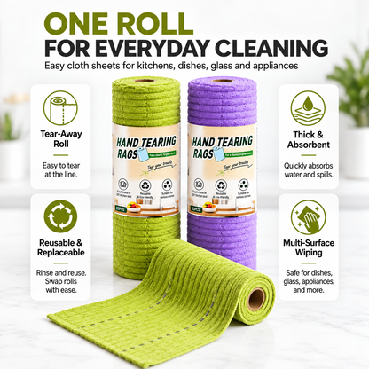 Stop Wasting Paper Towels! Reusable Kitchen Cleaning Cloths That Absorb Every Mess