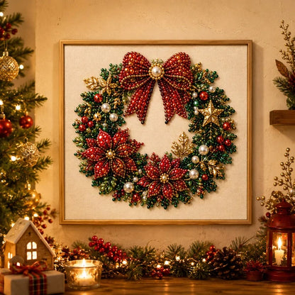 🧘Relaxing & Beginner-Friendly - 🎨💎DIY Christmas Pearl Diamond Art Kit