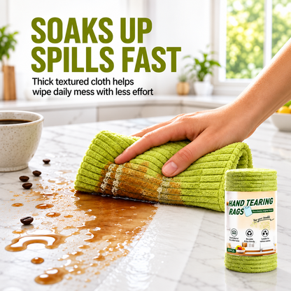 Stop Wasting Paper Towels! Reusable Kitchen Cleaning Cloths That Absorb Every Mess