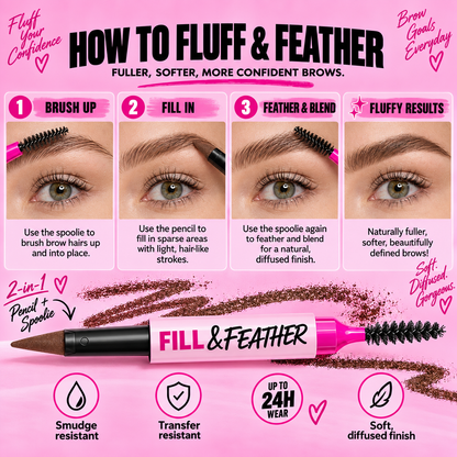 2-in-1 Brow Powder Pen – Fuller, Soft-Defined Brows in Seconds