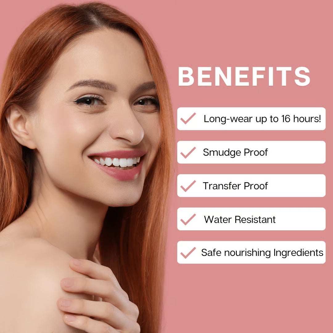✨Transferproof Color-Changing Lipstick💄Crystal Clear Color Alchemy 💋 Auto-Tints on Contact!