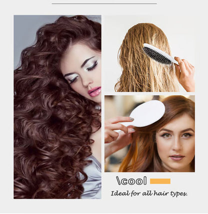Viral World-Famous 5x Sold Out Paddle Brush - Smoother, Stronger, Shinier Hair - Boar Bristle Brush with Nylon Bristles and Microsphere Massaging Tips