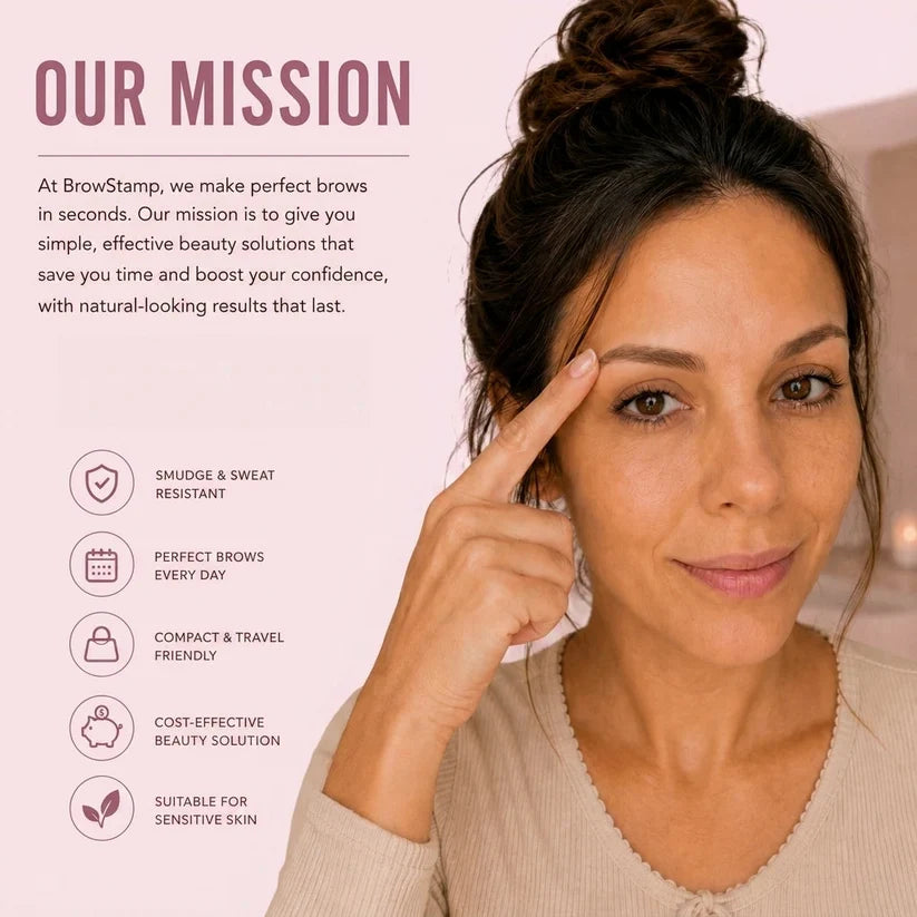Fuller-Looking Brows in Seconds — Just Stamp & Go