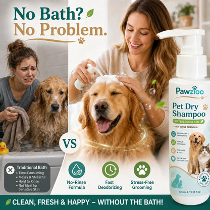 🎉50% Off! Rinse-Free Pet Shampoo Mousse
