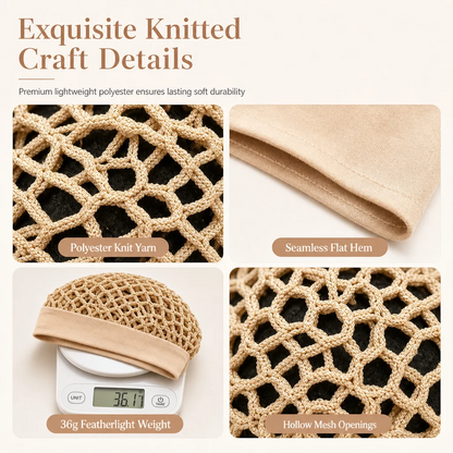 Breathable Sleep Cap with a Soft, Wide Stretch Band（副本）