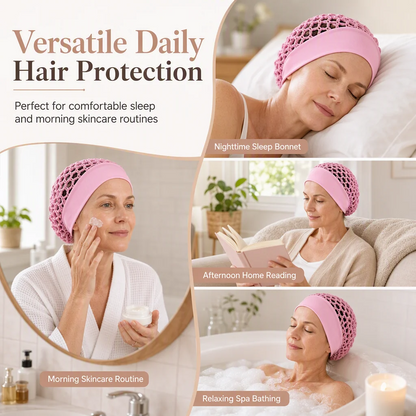 Breathable Sleep Cap with a Soft, Wide Stretch Band（副本）
