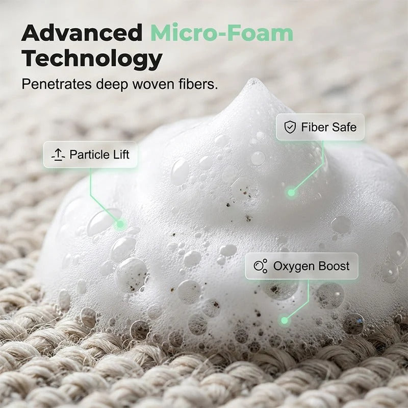 🔥Waterless Carpet Foam Stain Remover with Towel