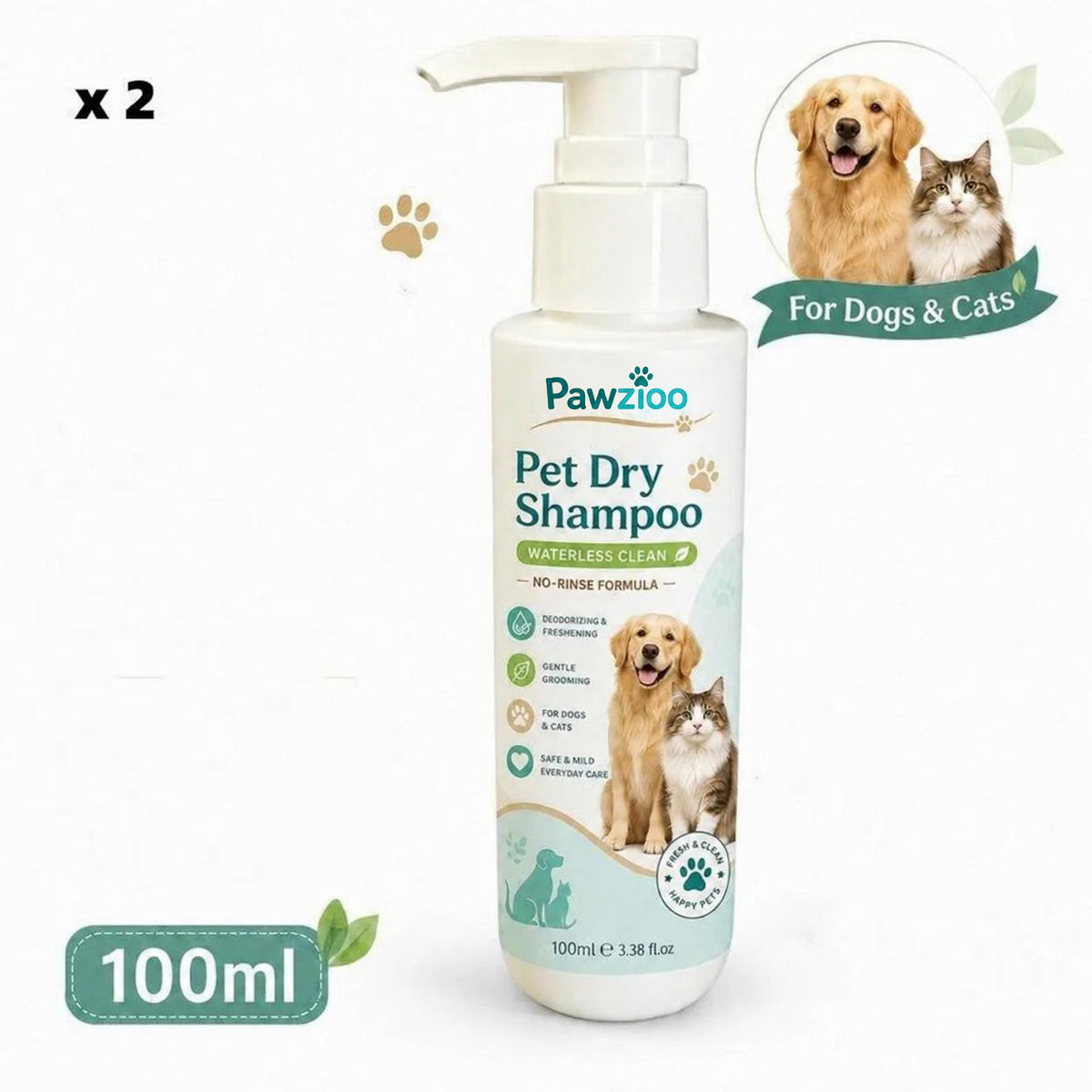 🎉50% Off! Rinse-Free Pet Shampoo Mousse