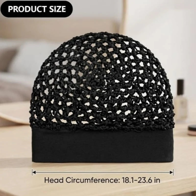 Breathable Sleep Cap with a Soft, Wide Stretch Band