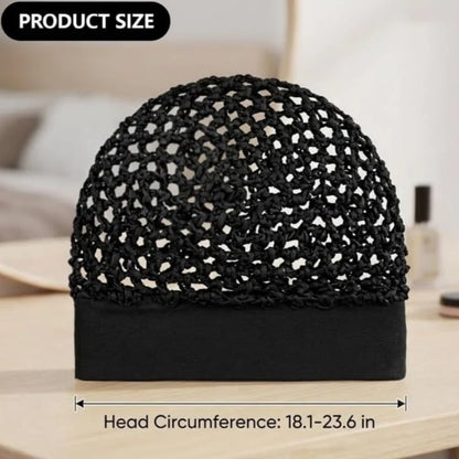 Breathable Sleep Cap with a Soft, Wide Stretch Band