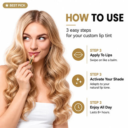 ✨Transferproof Color-Changing Lipstick💄Crystal Clear Color Alchemy 💋 Auto-Tints on Contact!