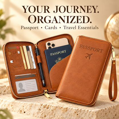 Multi-Functional RFID Passport Wallet