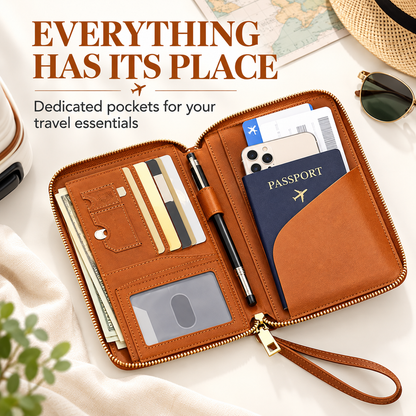 Multi-Functional RFID Passport Wallet