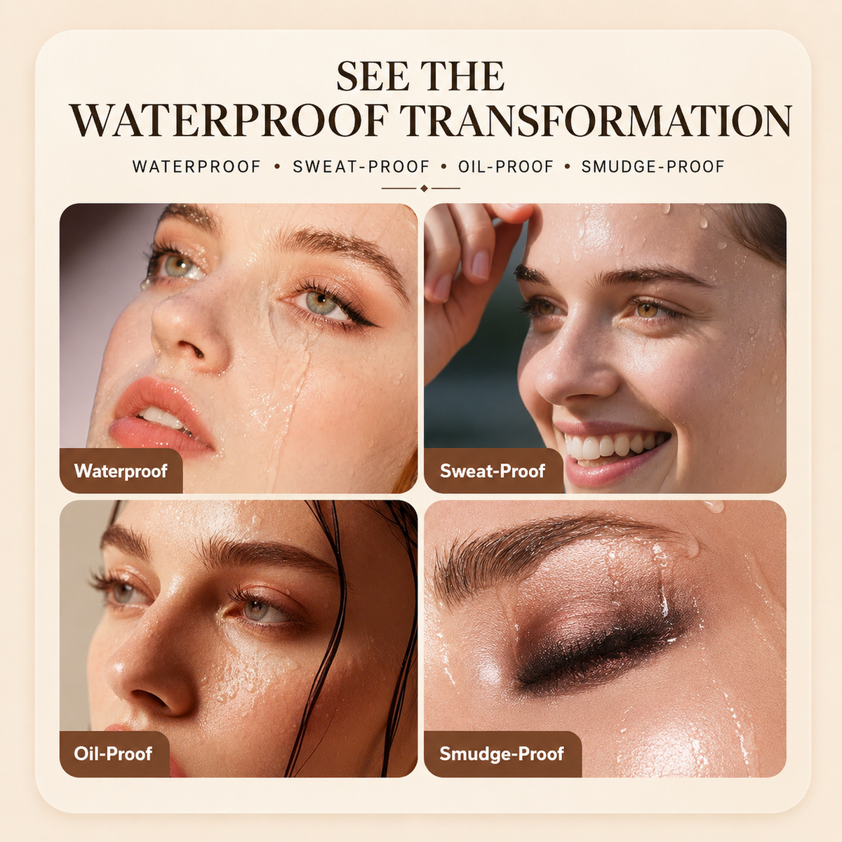 ✨ 2-Color Waterproof Eyebrow Stamp Kit — Symmetrical Brows in Seconds