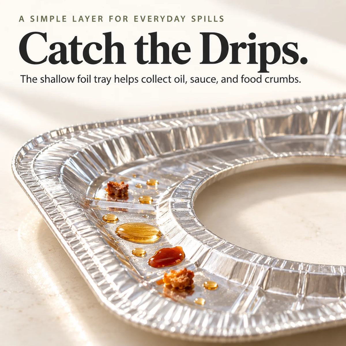 ✨Trim-to-Fit Gas Stove Liners – Less Mess, Less Scrubbing