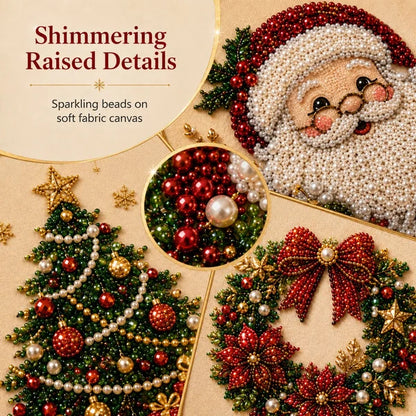 🧘Relaxing & Beginner-Friendly - 🎨💎DIY Christmas Pearl Diamond Art Kit
