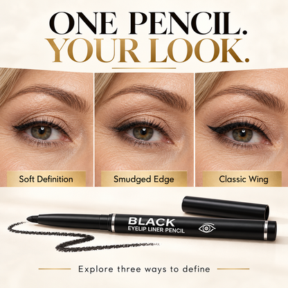 12-Pack Waterproof Retractable Eyeliner Pencil