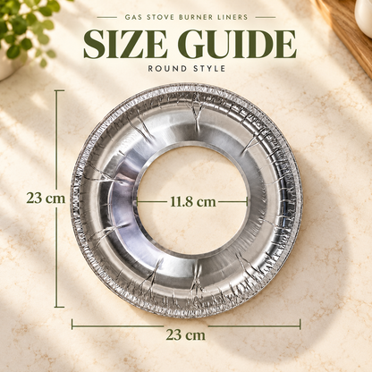 ✨Trim-to-Fit Gas Stove Liners – Less Mess, Less Scrubbing