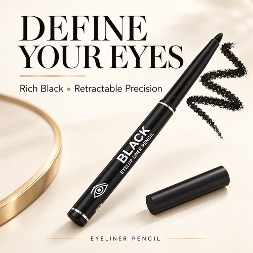 12-Pack Waterproof Retractable Eyeliner Pencil