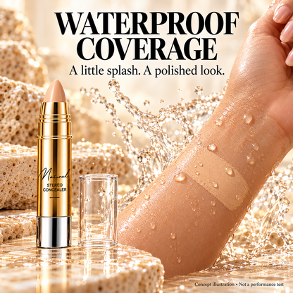 Natural Seamless Concealer Stick – 3-In-1 Conceal, Brighten & Sculpt