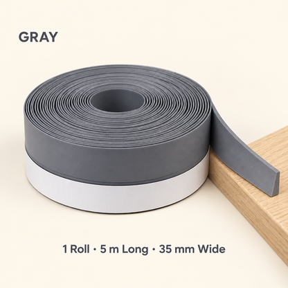 16.4Ft Door Weather Stripping IAdhesive Draft Stopper Seal Strip for Doors, Windows &Shower Doors
