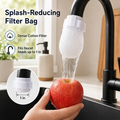 🚰Cotton Faucet Filter Bags -Sediment & Splash Filter