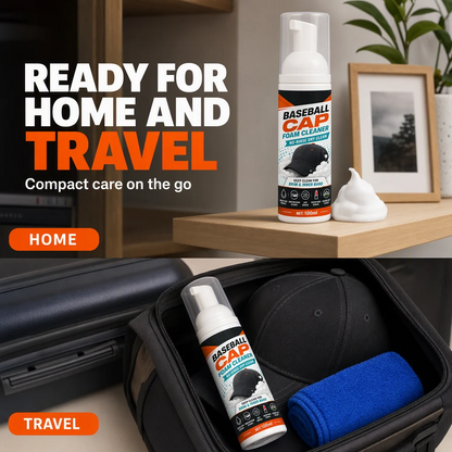 No-Wash Cap Cleaner Removes Sweat Stains & Odors Fast