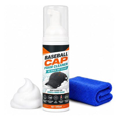No-Wash Cap Cleaner Removes Sweat Stains & Odors Fast