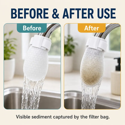 🚰Cotton Faucet Filter Bags -Sediment & Splash Filter