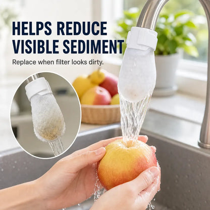 🚰Cotton Faucet Filter Bags -Sediment & Splash Filter
