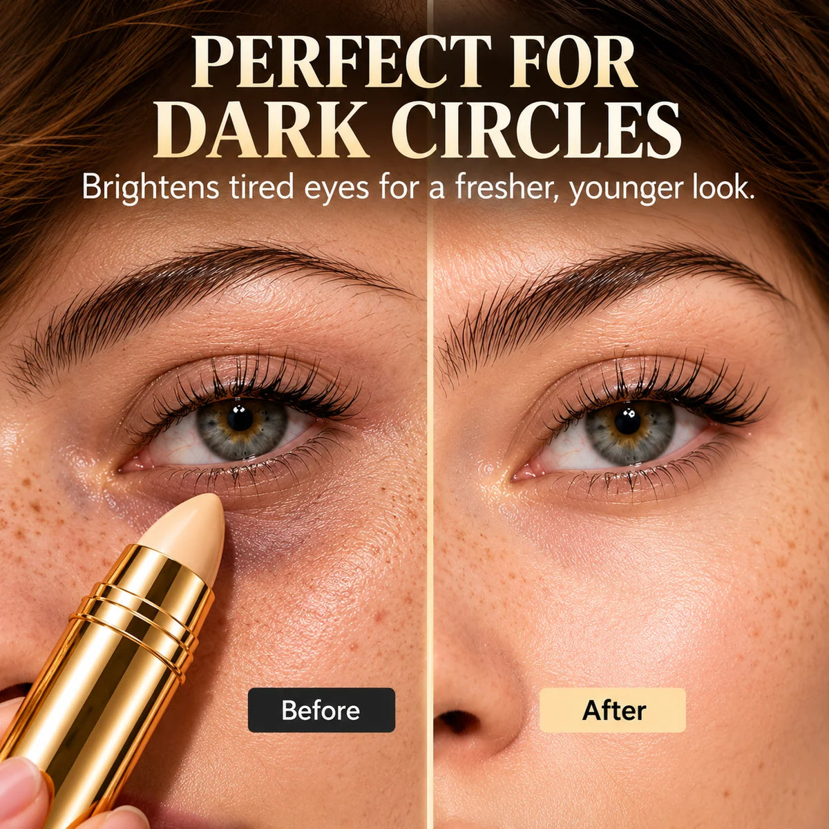 Natural Seamless Concealer Stick – 3-In-1 Conceal, Brighten & Sculpt